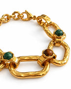 BRACELET AGATE & BULL'S EYE