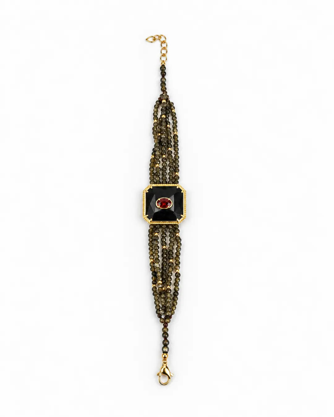 BRACELET SMOKY OLIVE
