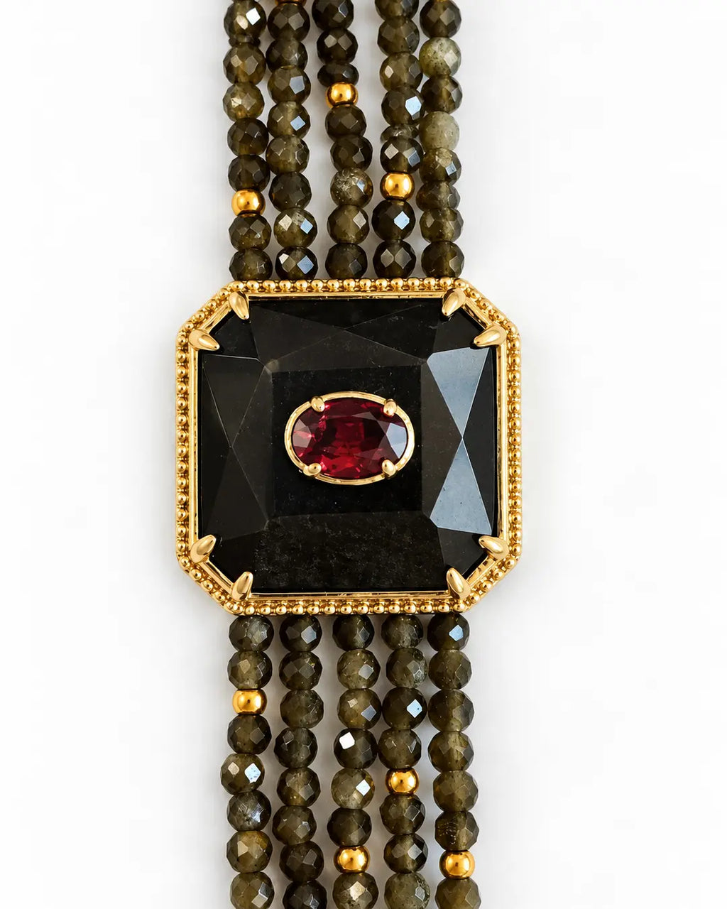 BRACELET SMOKY OLIVE