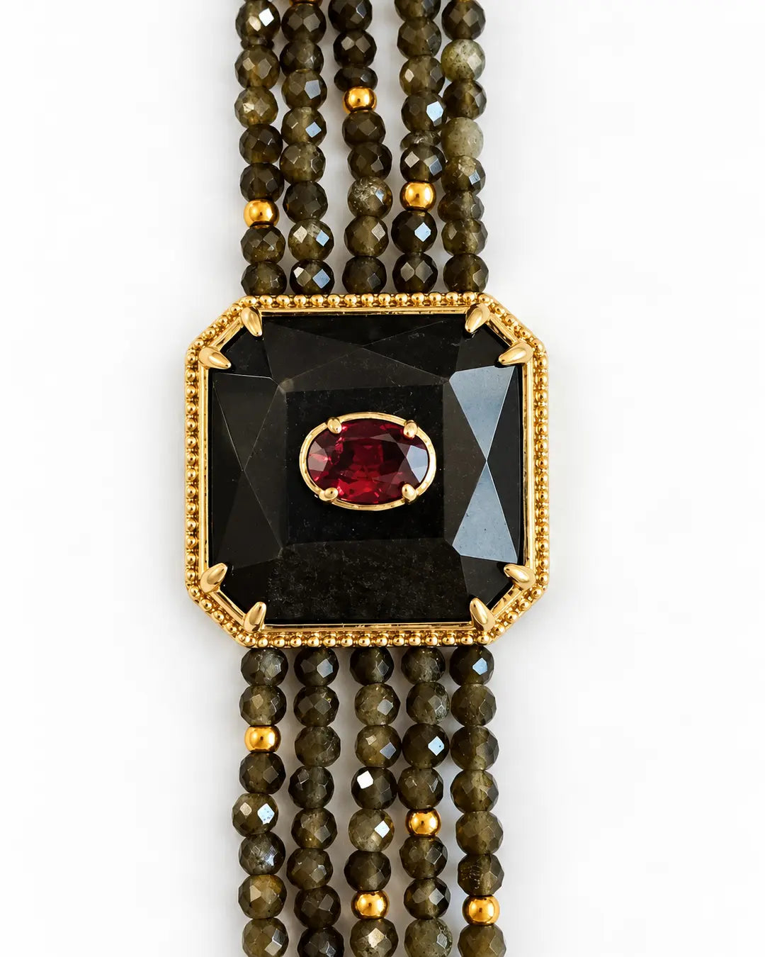 BRACELET SMOKY OLIVE