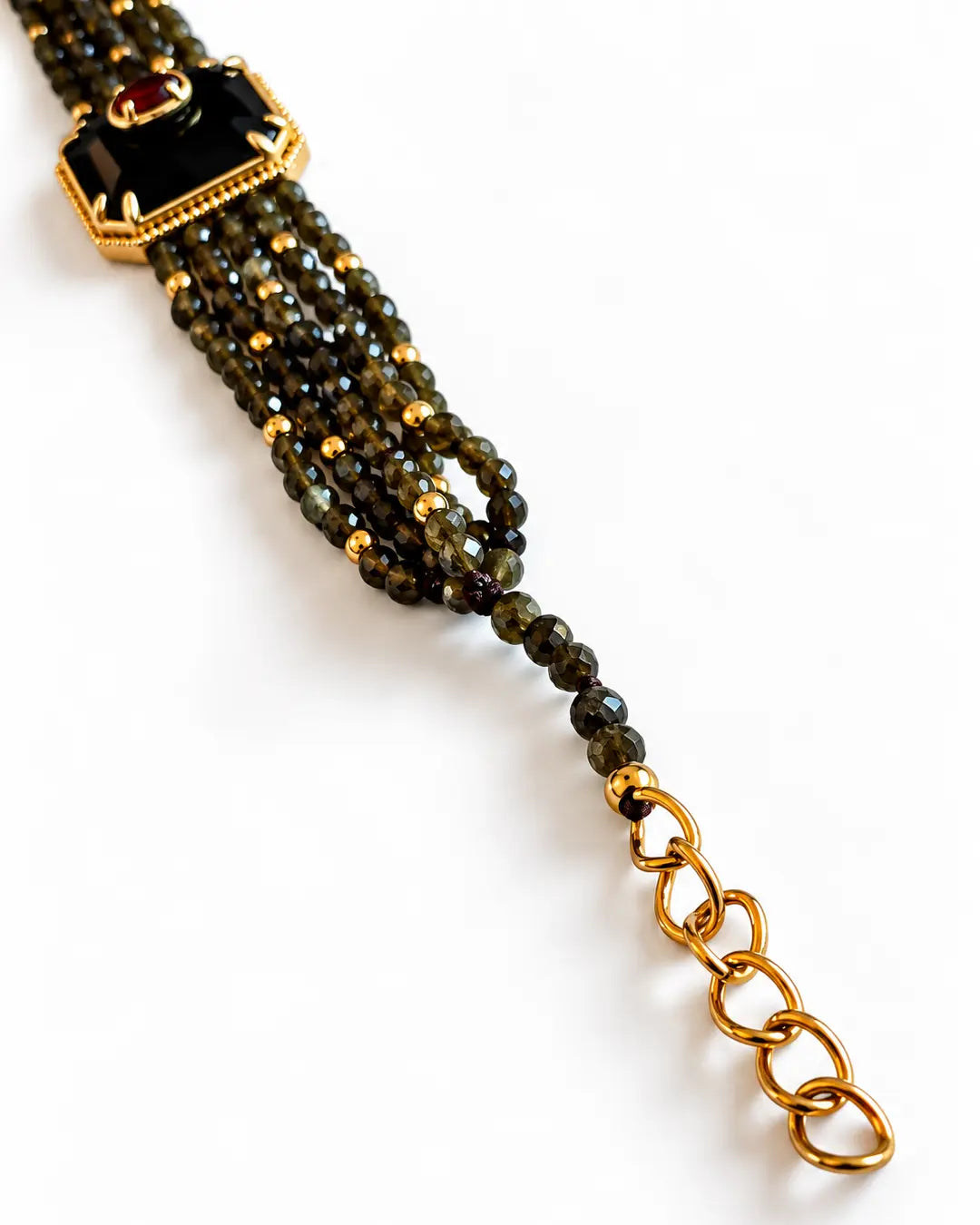 BRACELET SMOKY OLIVE