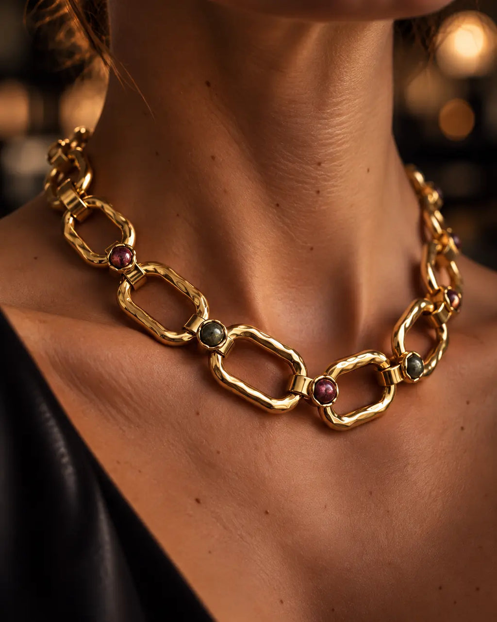 NECKLACE CARLA BULL'S EYE