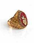 RING HOLLY FLAME RED