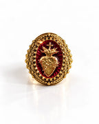 RING HOLLY FLAME RED