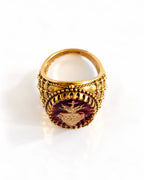 RING HOLLY FLAME RED