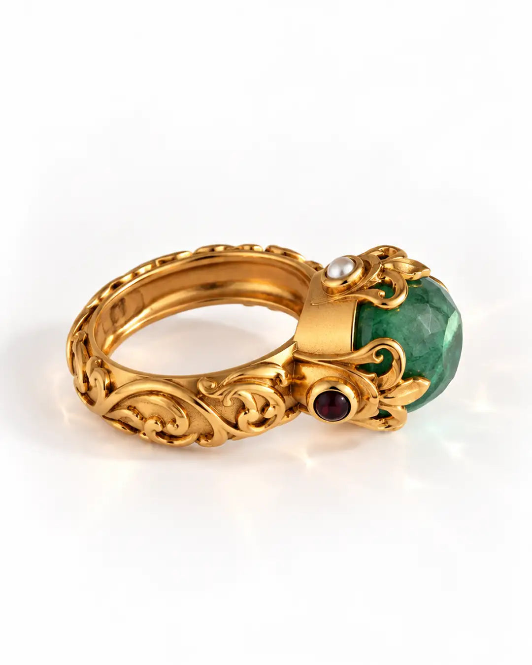 RING NOMAD JADE